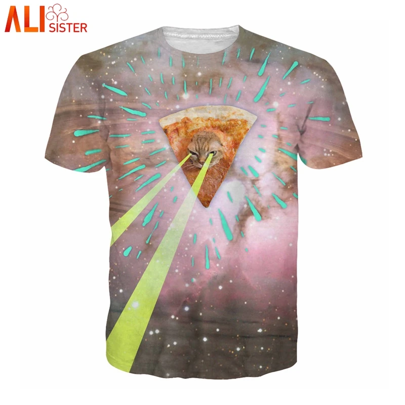 Clearance Sale! Alisister Cat Kitten T Shirt 3D Men Women Pizza Kitty Galaxy T-shirts Summer Top Camisetas Hombre Tee Shirt
Clearance Sale! Alisister Cat Kitten T Shirt 3D Men Women Pizza Kitty Galaxy T-shirts Summer Top Camisetas Hombre Tee Shirt