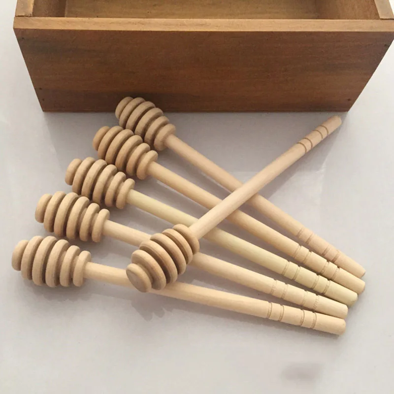 2 шт. практичная деревянная ложка для меда с длинной ручкой палочка смешивания
