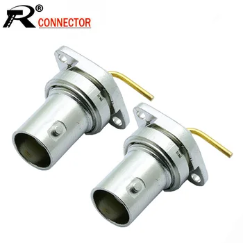 10pcs/lot BNC Female Jack Connector Right Angled PIN Flange BNC Jack Socket for CCTV Security Coax Coupler 
10pcs/lot BNC Female Jack Connector Right Angled PIN Flange BNC Jack Socket for CCTV Security Coax Coupler