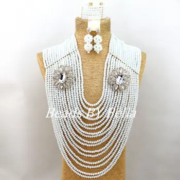Fabulous Chunky Layered Necklace Set White Crystal Beads Wedding Jewelry Women Fashion Big Full Beads Set Free Shipping ABY265
Fabulous Chunky Layered Necklace Set White Crystal Beads Wedding Jewelry Women Fashion Big Full Beads Set Free Shipping ABY265