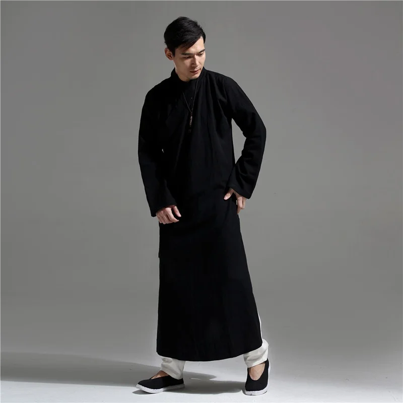 Традиционная китайская одежда для мужчин мужское пальто верхняя Восточный