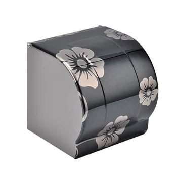 Black plum flower pattern Bathroom toilet paper box stainless steel paper holder paper towel holder carton waterproof
Black plum flower pattern Bathroom toilet paper box stainless steel paper holder paper towel holder carton waterproof
