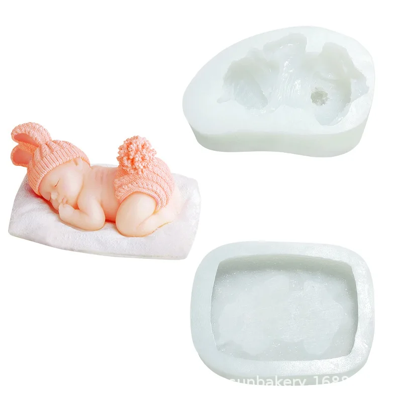 3D Sleep baby handmade soap mold chocolate cake decorating tools DIY cookies fondant silicone mold Fimo Silicone mould
3D Sleep baby handmade soap mold chocolate cake decorating tools DIY cookies fondant silicone mold Fimo Silicone mould