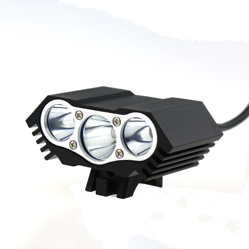 8.4V LED Bike Light 6000 lumens 3x CREE XM-L U2 LED Cycling Front Light Headlight Bicycle Tactical Spotlight Lamp
8.4V LED Bike Light 6000 lumens 3x CREE XM-L U2 LED Cycling Front Light Headlight Bicycle Tactical Spotlight Lamp