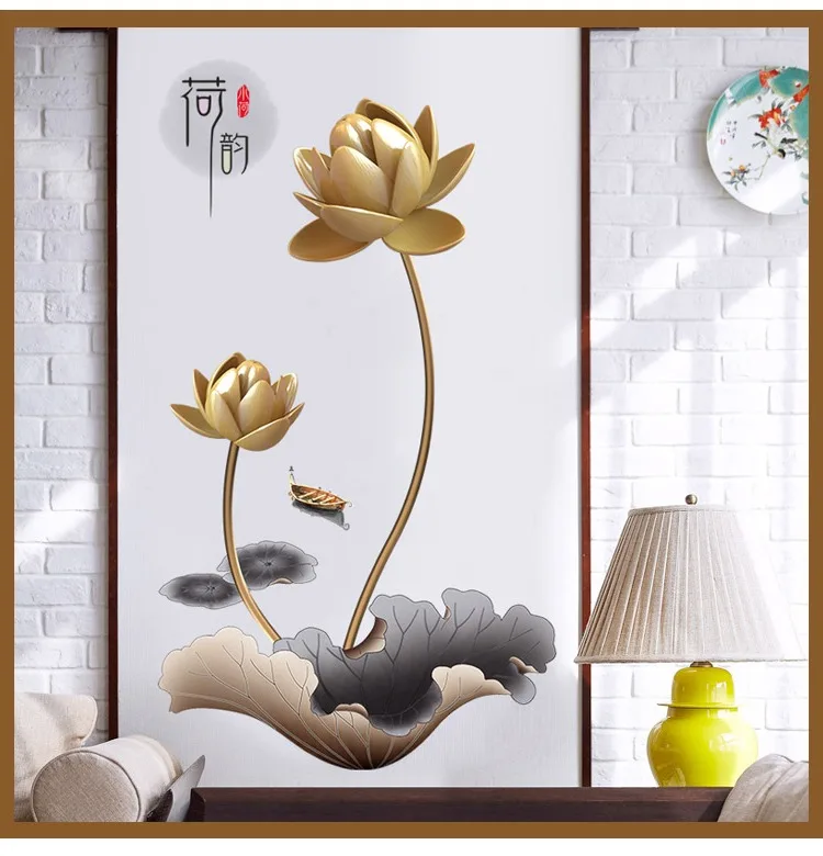 DIY lotus Vintage Poster Living Room Home Decoration Wall Sticker Chinese Style Flower Wall Decals Wallpaper Mural
DIY lotus Vintage Poster Living Room Home Decoration Wall Sticker Chinese Style Flower Wall Decals Wallpaper Mural