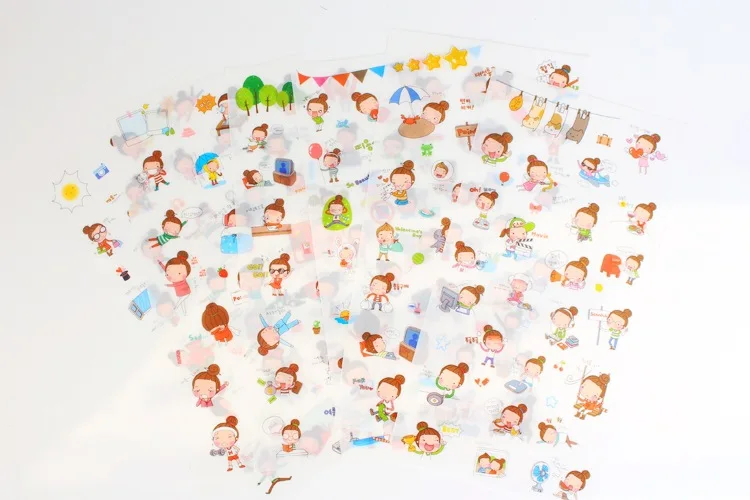 6pcs Korean girl pvc sticker Organizer Calendar Diary Book Planner Scrapbook Decoration Diary Sticker papeleria
6pcs Korean girl pvc sticker Organizer Calendar Diary Book Planner Scrapbook Decoration Diary Sticker papeleria