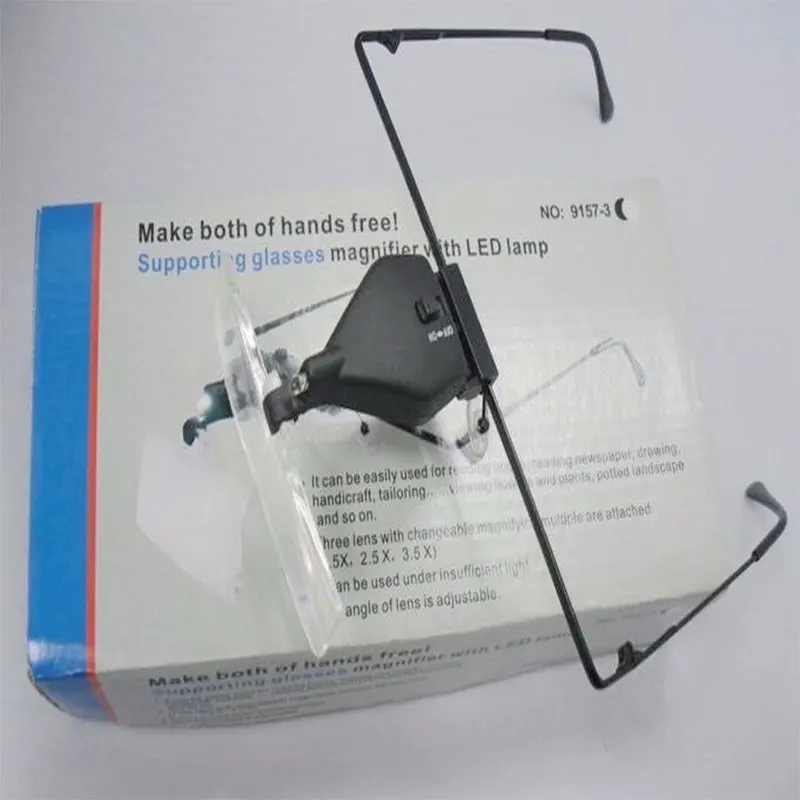 EyelashLED Glasses Headband Magnifier 3x Glass For Handicrafts Book Newspapers Reading Eyelash Extension Tattoo Nails Care Tool
EyelashLED Glasses Headband Magnifier 3x Glass For Handicrafts Book Newspapers Reading Eyelash Extension Tattoo Nails Care Tool