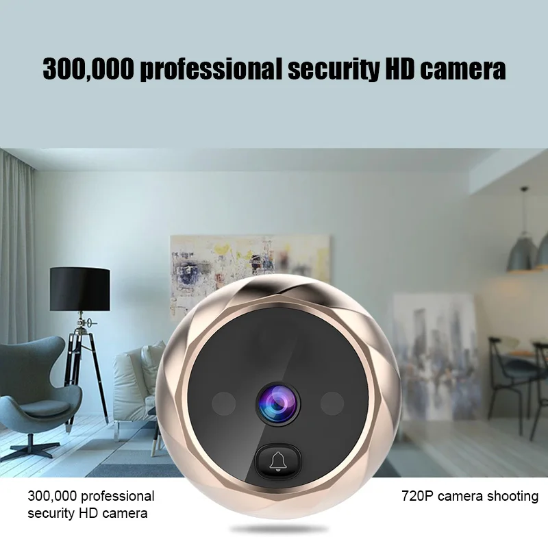 Electronic Door Bell Viewer 2.8 Inch Screen IR Night Vision Door Peephole Camera Bell XXM8
Electronic Door Bell Viewer 2.8 Inch Screen IR Night Vision Door Peephole Camera Bell XXM8
