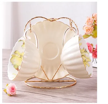 British Style Luxury Bone China Coffee Cup Pastoral Afternoon Tea Ceramic Container Tea Cup Dish Spoon Pumpkin Cup Pink Romantic
British Style Luxury Bone China Coffee Cup Pastoral Afternoon Tea Ceramic Container Tea Cup Dish Spoon Pumpkin Cup Pink Romantic