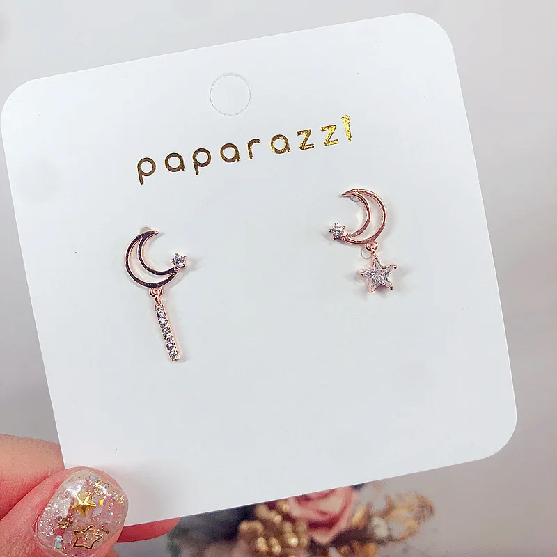 2019 New Arrival Metal Trendy Moon Women Dangle Earrings Asymmetry Star-moon Earrings Korean Sweet Fashion Korean Jewelry
2019 New Arrival Metal Trendy Moon Women Dangle Earrings Asymmetry Star-moon Earrings Korean Sweet Fashion Korean Jewelry