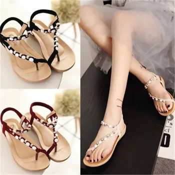 2019 Summer New Fashion Flat Sandals Clip Toe String Bead Comfort Sandals Leisure Flat Heel Female Shoes
2019 Summer New Fashion Flat Sandals Clip Toe String Bead Comfort Sandals Leisure Flat Heel Female Shoes