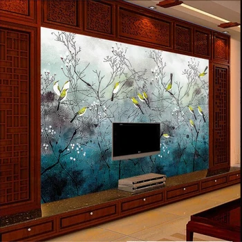 beibehang Custom 3d wallpapers handmade flowers and birds nostalgic retro Chinese classical mural backdrop decoration
beibehang Custom 3d wallpapers handmade flowers and birds nostalgic retro Chinese classical mural backdrop decoration