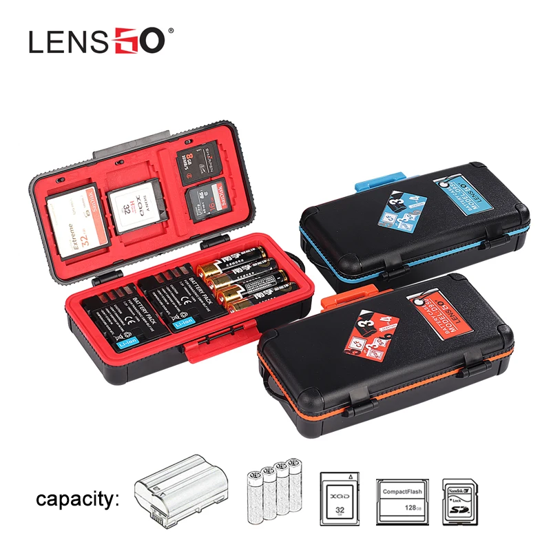 LENSGO D950 Camera Battery Storage Box Case Shockproof Protector for AA Battery SD CF XQD Memory Card Organizer Holder
LENSGO D950 Camera Battery Storage Box Case Shockproof Protector for AA Battery SD CF XQD Memory Card Organizer Holder