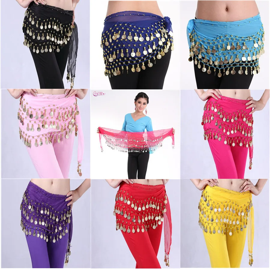Belly Dance Belt Bellydance Hip Scarf Wrap Belly Dancing Belt Chain 128 Gold Coins Adult Women 3 Rows
Belly Dance Belt Bellydance Hip Scarf Wrap Belly Dancing Belt Chain 128 Gold Coins Adult Women 3 Rows