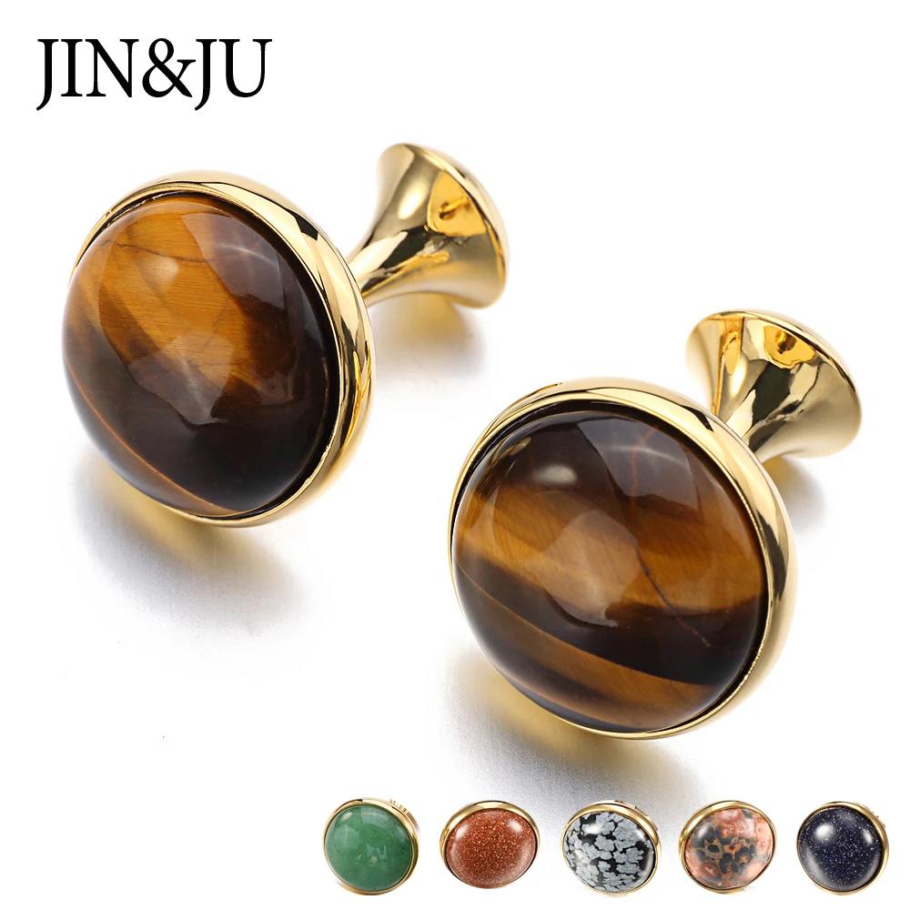 JIN&JU Low-key Luxury Lapis Lazuli Cufflinks For Mens High Quality Round Lazurite Stone Cuff links Relojes gemelos
JIN&JU Low-key Luxury Lapis Lazuli Cufflinks For Mens High Quality Round Lazurite Stone Cuff links Relojes gemelos