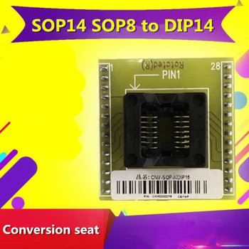 SOP14 SOP8 to DIP14 conversion block / IC chip programming programming test seat
SOP14 SOP8 to DIP14 conversion block / IC chip programming programming test seat