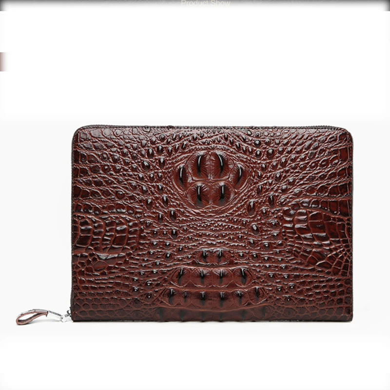 Crocodile pattern genuine Leather bag men IPAD bag business bag men handbag male clutch bag men purse card holder cigarette box 
Crocodile pattern genuine Leather bag men IPAD bag business bag men handbag male clutch bag men purse card holder cigarette box