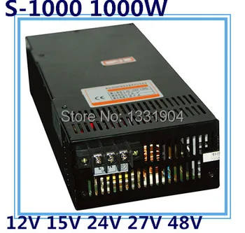 LED single phase output switching power supply S-1000,1000W AC input, output voltage 12V, 15V, 24V, 27V, 48V.. transformer
LED single phase output switching power supply S-1000,1000W AC input, output voltage 12V, 15V, 24V, 27V, 48V.. transformer