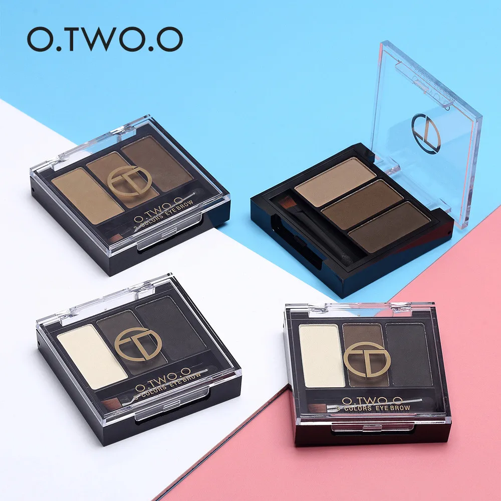 O.TWO.O 3 Colors Waterproof Eyebrow Powder Make Up Palette Women Beauty Cosmetic Natural Long-lasting Eye Brow Palette
O.TWO.O 3 Colors Waterproof Eyebrow Powder Make Up Palette Women Beauty Cosmetic Natural Long-lasting Eye Brow Palette