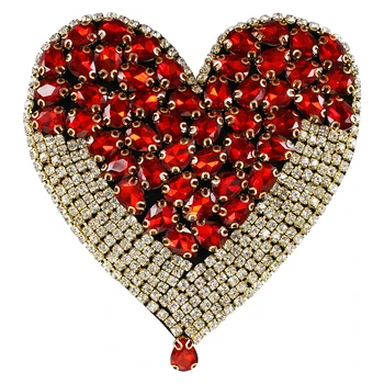 2pieces Large Heart Rhinestones Crystal Badges Motif Diamond Patches for Clothes Jacket Back Patches Hat Decorated Sewing TH1401
2pieces Large Heart Rhinestones Crystal Badges Motif Diamond Patches for Clothes Jacket Back Patches Hat Decorated Sewing TH1401