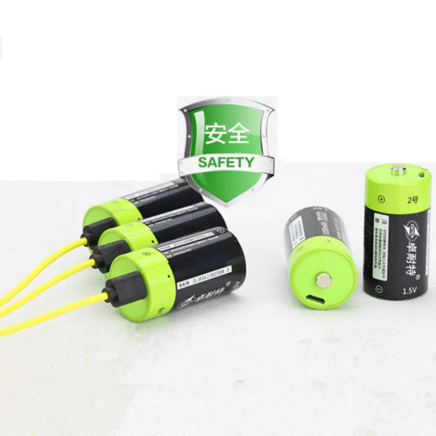 Cncool 1 5 v литий-полимерная аккумуляторная батарея 3000mAh C размер USB Тип Литий-ионная