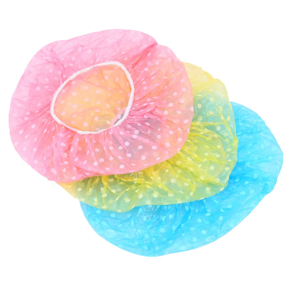 3PCS/lot Cute Dots Women Lady Girl Waterproof Elastic Plastic Shower Bathing Salon Spa Hair Cap Lovely Bath Hat Health Care
3PCS/lot Cute Dots Women Lady Girl Waterproof Elastic Plastic Shower Bathing Salon Spa Hair Cap Lovely Bath Hat Health Care