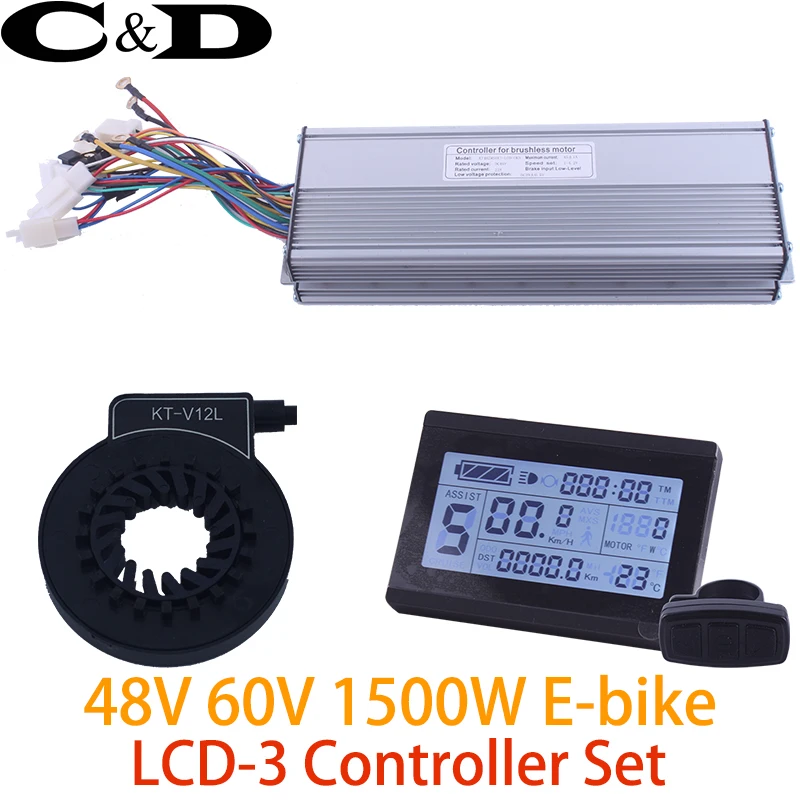 48V 60V 1500W Sine Wave Controller LCD LCD3 display Meter PAS Set E-bike Conversion kit Hall Sensor
48V 60V 1500W Sine Wave Controller LCD LCD3 display Meter PAS Set E-bike Conversion kit Hall Sensor