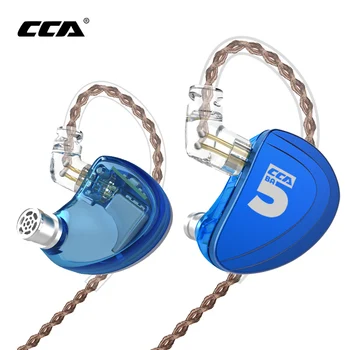 CCA A10 5BA Drive Units In Ear Earphone 5 Balanced Armature HIFI Monitoring Earphone Headset With Detachable Detach 2PIN Cable
CCA A10 5BA Drive Units In Ear Earphone 5 Balanced Armature HIFI Monitoring Earphone Headset With Detachable Detach 2PIN Cable