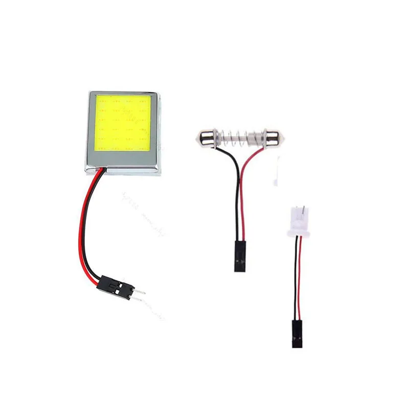 Car univeresal T10 24SMD 12V LED Panel Interior White For Dome Door Trunk Reading Lamp | Автомобили и мотоциклы