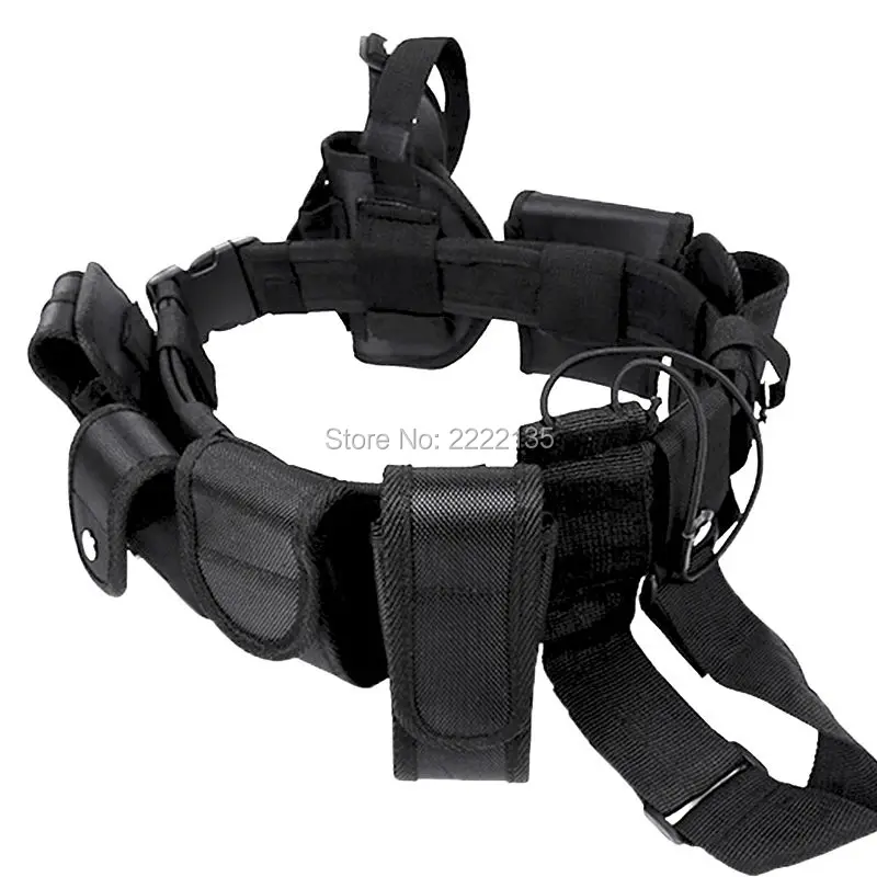 Tactical Multifunctional Police duty belt Security Belts with Holster Magazine Pouch Set outdoor Training Airsoft Belt Black
Tactical Multifunctional Police duty belt Security Belts with Holster Magazine Pouch Set outdoor Training Airsoft Belt Black