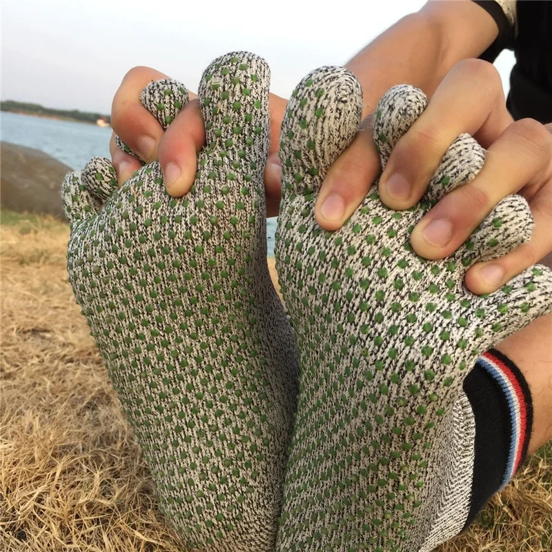 HPPE 5 Toe Cut Resistant Socks Diving Surfing Swimming Socks Anti Scratches Warming Anti Slip Yoga Water Sports Snorkeling Boots
HPPE 5 Toe Cut Resistant Socks Diving Surfing Swimming Socks Anti Scratches Warming Anti Slip Yoga Water Sports Snorkeling Boots