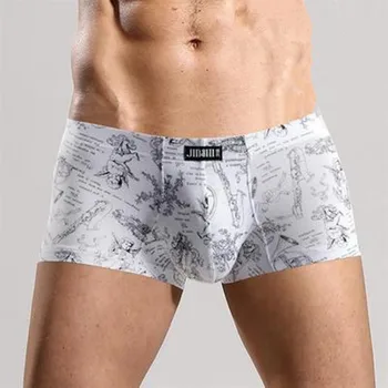 Men's bamboo fiber print underwear boxers Male low waist boxer shorts high quality underpants panties for Men
Men's bamboo fiber print underwear boxers Male low waist boxer shorts high quality underpants panties for Men