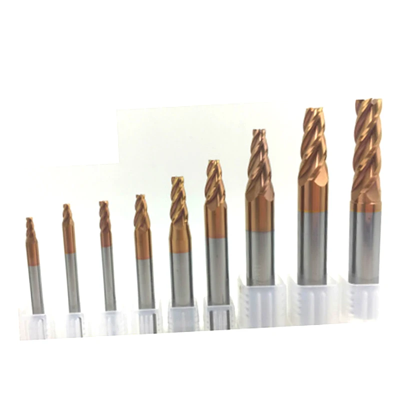 HRC60 Coated Carbide tapper endmill Milling Cutter 4 5 6 8 10 12 mm*1/3/5/8/10 Degree
HRC60 Coated Carbide tapper endmill Milling Cutter 4 5 6 8 10 12 mm*1/3/5/8/10 Degree