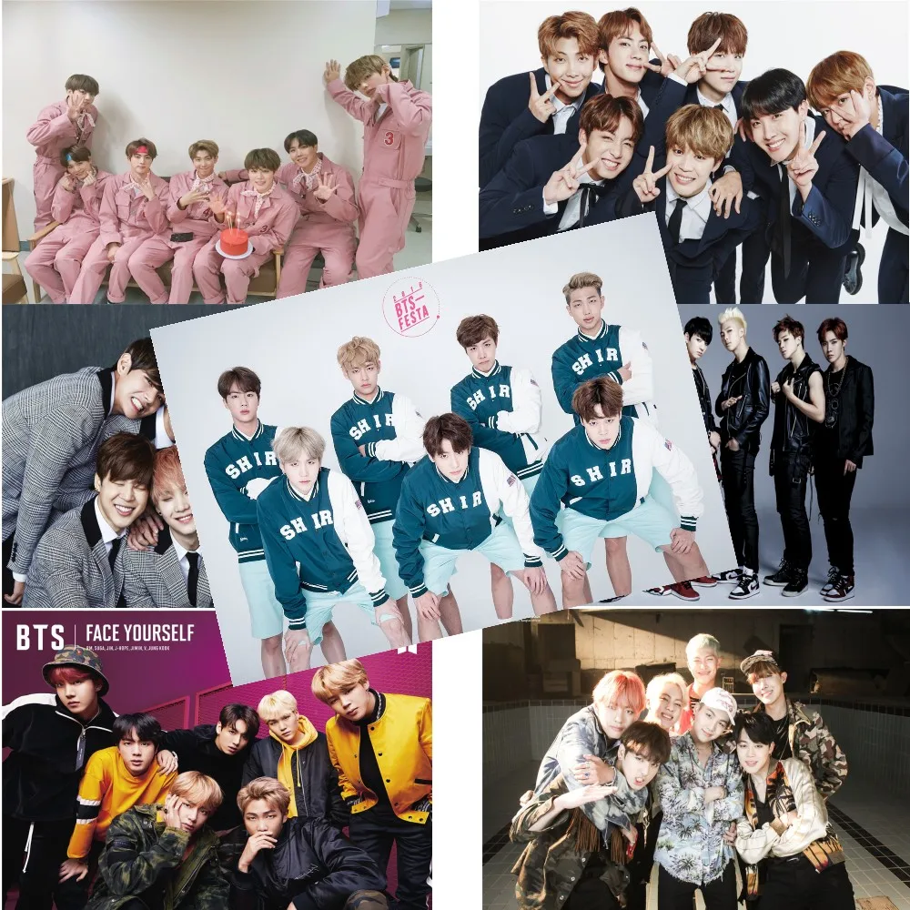 Bangtan Boys BTS Poster Clear Image Wall Stickers Home Decoration Good Quality Prints White Coated Paper Home Art Brand Gift B12
Bangtan Boys BTS Poster Clear Image Wall Stickers Home Decoration Good Quality Prints White Coated Paper Home Art Brand Gift B12