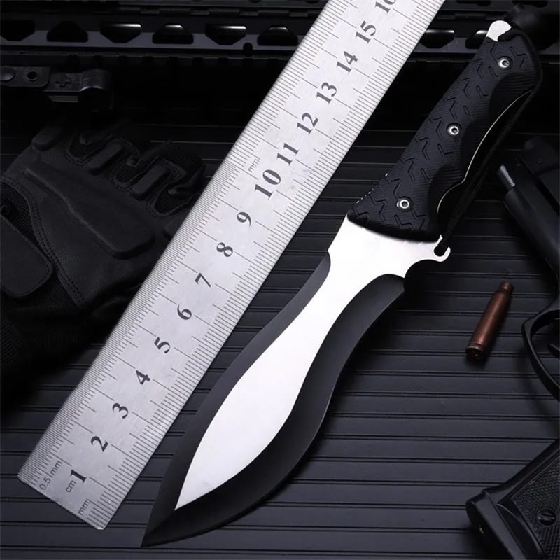 Stenzhorn New Outdoor Self-defense Field High Hardness Saber Wilderness Survival Fruit Knife Straight Cutting Tool for Sharp
Stenzhorn New Outdoor Self-defense Field High Hardness Saber Wilderness Survival Fruit Knife Straight Cutting Tool for Sharp
