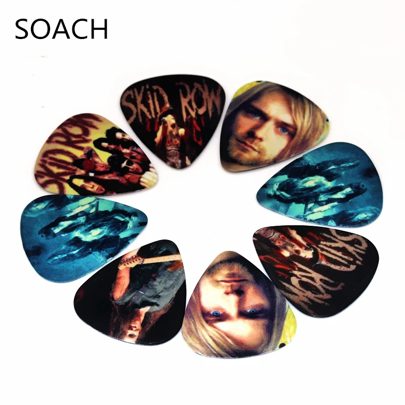 SOACH 10pcs/Lot 1.0mm thickness guitar strap guitar parts Multi-pattern guitar picks
SOACH 10pcs/Lot 1.0mm thickness guitar strap guitar parts Multi-pattern guitar picks