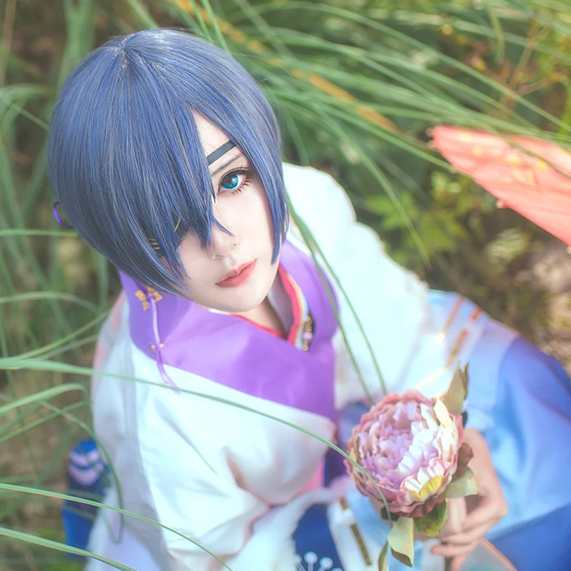 Top quality New Black Butler Ciel Phantomhive Cosplay Wigs Halloween,Party,Stage,Play Gray Blue Mix Short Synthetic Hair
Top quality New Black Butler Ciel Phantomhive Cosplay Wigs Halloween,Party,Stage,Play Gray Blue Mix Short Synthetic Hair