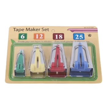 Fabric Bias Tape Maker tool Set /6mm 12mm 18mm 25mm Binding Sewing Tool for Craft Making Bias Maker Binding Patchwork Tool
Fabric Bias Tape Maker tool Set /6mm 12mm 18mm 25mm Binding Sewing Tool for Craft Making Bias Maker Binding Patchwork Tool