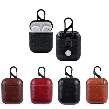 For Airpods Protective Case Wireless Bluetooth Headset Box Charging Bag Genuine Leather Earphone Cover Shell For Airpods iPhone
For Airpods Protective Case Wireless Bluetooth Headset Box Charging Bag Genuine Leather Earphone Cover Shell For Airpods iPhone