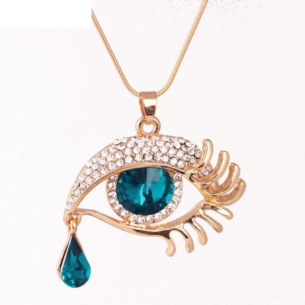 OTOKY 1PC Hot Sale Fashion Magic Eye Crystal Tear Drop Eyelashes Necklace Long Sweater Chain Drop Shipping F26
OTOKY 1PC Hot Sale Fashion Magic Eye Crystal Tear Drop Eyelashes Necklace Long Sweater Chain Drop Shipping F26