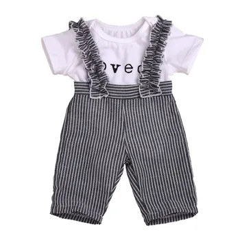 Baby Clothes Summer Cute Baby Boys Short Sleeve Romper Strap Stripe Pattern Pants Cotton Casual Outfits Set
Baby Clothes Summer Cute Baby Boys Short Sleeve Romper Strap Stripe Pattern Pants Cotton Casual Outfits Set
