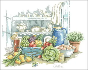 Needlework,DIY Cross Stitch,Sets For Embroidery kits,14CT&16CT&18CT,Lanarte 34444 vegetables
Needlework,DIY Cross Stitch,Sets For Embroidery kits,14CT&16CT&18CT,Lanarte 34444 vegetables