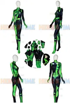 3D Print Possible Shego Female Costume Super Villain Halloween Costumes for Woman Lycra Spandex Cosplay Shego Body Suit
3D Print Possible Shego Female Costume Super Villain Halloween Costumes for Woman Lycra Spandex Cosplay Shego Body Suit