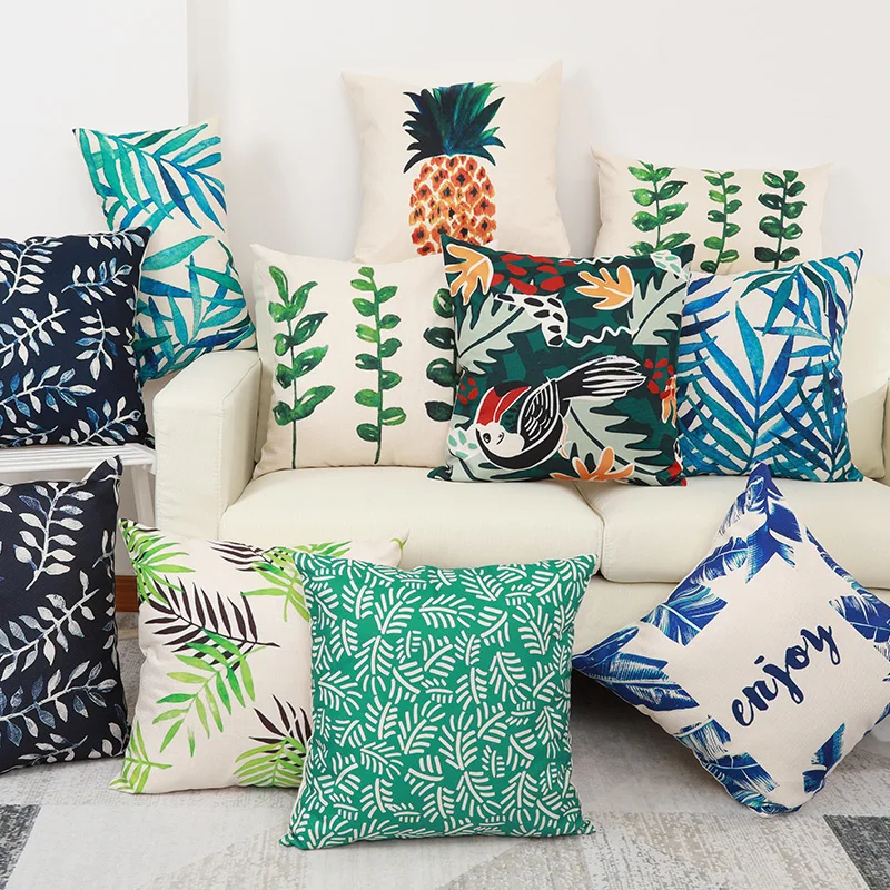 Plant Watercolor Nordic Pastoral Simple Color Ins cotton Linen Hug Pillowcase Lumbar Pillow Car Cushion Office Sofa Pillow 
Plant Watercolor Nordic Pastoral Simple Color Ins cotton Linen Hug Pillowcase Lumbar Pillow Car Cushion Office Sofa Pillow