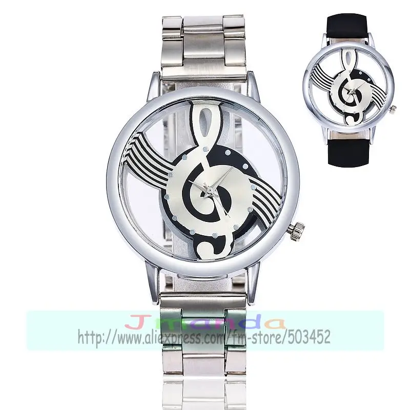 100pcs/lot new arrival leather watch musical hollow out steel watch for women hot sale wrist watch wholesale clock
100pcs/lot new arrival leather watch musical hollow out steel watch for women hot sale wrist watch wholesale clock