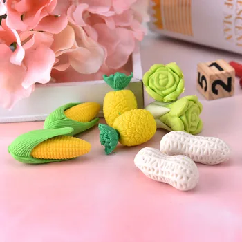 2pcs/pack Vegetables cabbage Pineapple Corn Peanut Pencils Eraser Rubber For Kids Gifts Non-toxic Safe material children gift
2pcs/pack Vegetables cabbage Pineapple Corn Peanut Pencils Eraser Rubber For Kids Gifts Non-toxic Safe material children gift