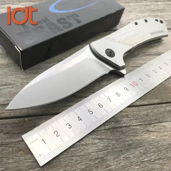 LDT 0801 Tactical Folding Knife ELMAX Blade Steel Handle Ball Bearing Flipper Knife Camping Outdoor Survival Pocket Knives Tool
LDT 0801 Tactical Folding Knife ELMAX Blade Steel Handle Ball Bearing Flipper Knife Camping Outdoor Survival Pocket Knives Tool