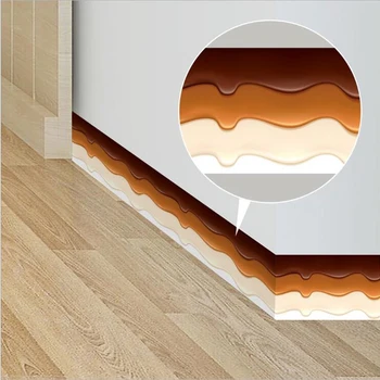 Eco-friendly PVC Melted chocolate Border roll Fashion Baseboard sticker corridor child room kindergarten glass door decoration
Eco-friendly PVC Melted chocolate Border roll Fashion Baseboard sticker corridor child room kindergarten glass door decoration