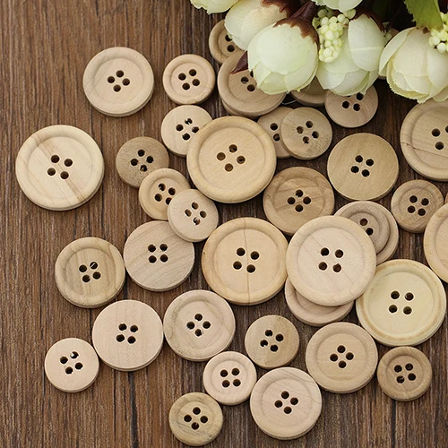 50 Pcs Mixed Wooden Buttons Natural Color Round 4-Holes Sewing Scrap Booking DIY Craft Baby Apparel Accessories Wedding Decor
50 Pcs Mixed Wooden Buttons Natural Color Round 4-Holes Sewing Scrap Booking DIY Craft Baby Apparel Accessories Wedding Decor