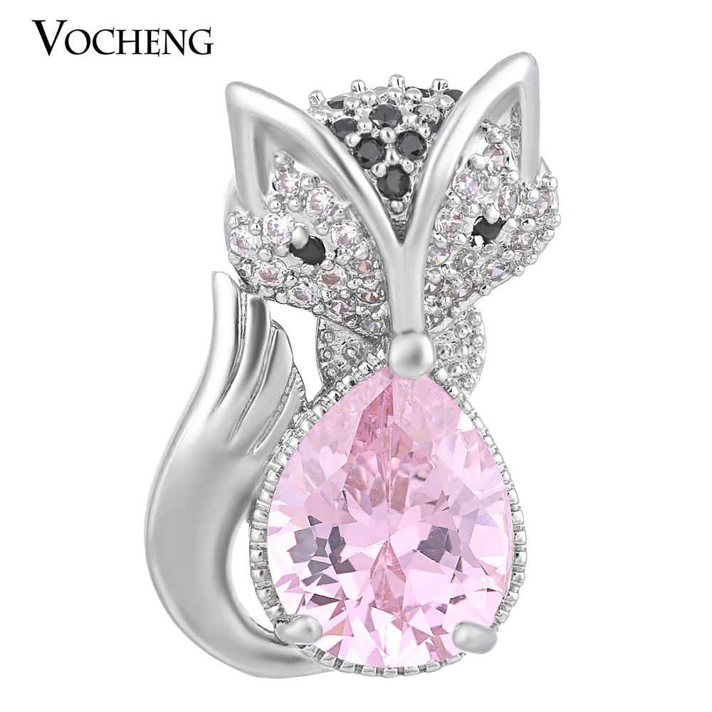 Luxury Fox Vocheng Ginger Snap CZ Stone 18mm 4 Colors Drop Copper Material Animal Interchangeable Jewelry Vn-1398
Luxury Fox Vocheng Ginger Snap CZ Stone 18mm 4 Colors Drop Copper Material Animal Interchangeable Jewelry Vn-1398